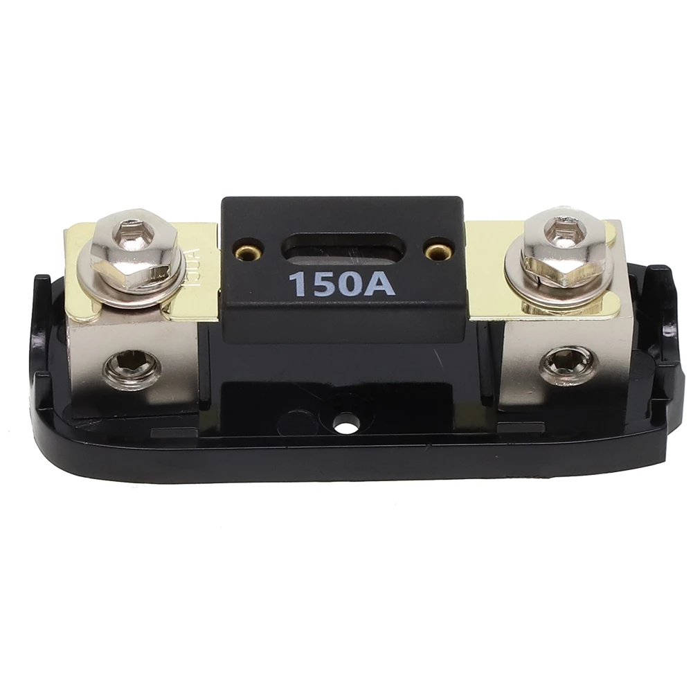 

Brand New Insurance Seat Part Fuse Base Grey Holder Practical Zinc Alloy+ABS 0GA/4GA 150A Accessories Audio Fuse