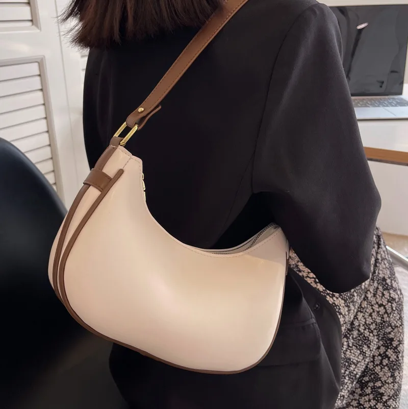 

2022 New Women's Shoulder Bag Trendy All-match Women's Bag High-quality Net Red Simple Shoulder Bag Fashion Underarm Bag Women