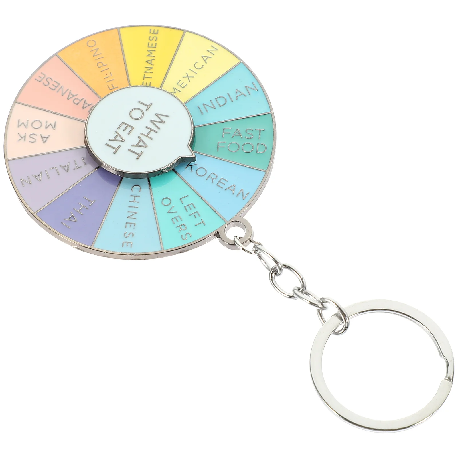 Decision Roulette Keychain Pendant Handbag Charm Purse Hanging Charms Decor Pendants