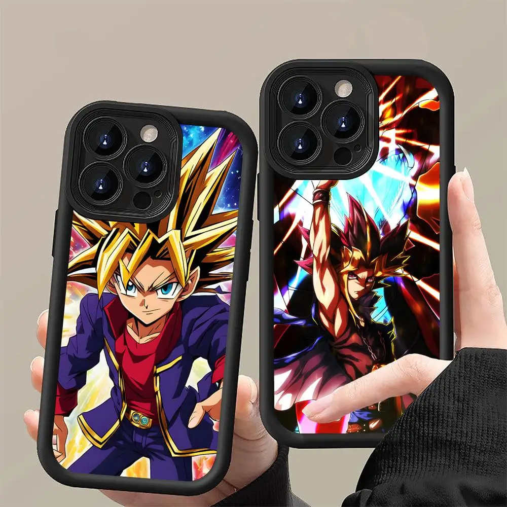 Фото Чехол для телефона Yugioh Yami Yugi для iPhone 17 16 15 14 13 12 11 Air Pro Max Plus, черный, мягкий, из ТПУ, противоударный №5