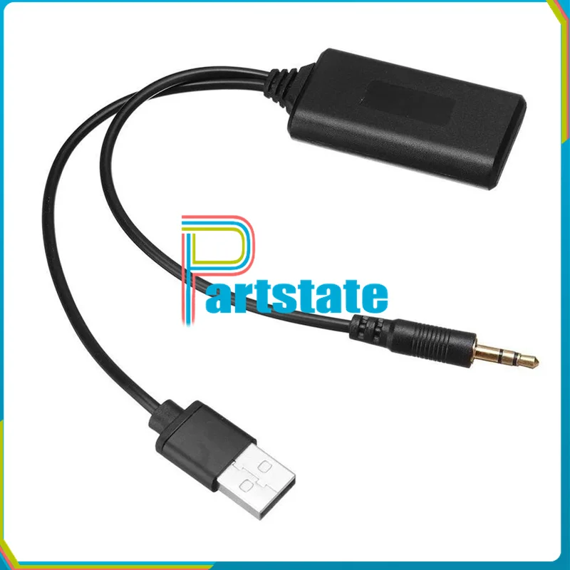 Фото LH371 12 В автомобильный Bluetooth радио AUX кабель-адаптер подходит для BMW E90 E91 E92 E93 №2
