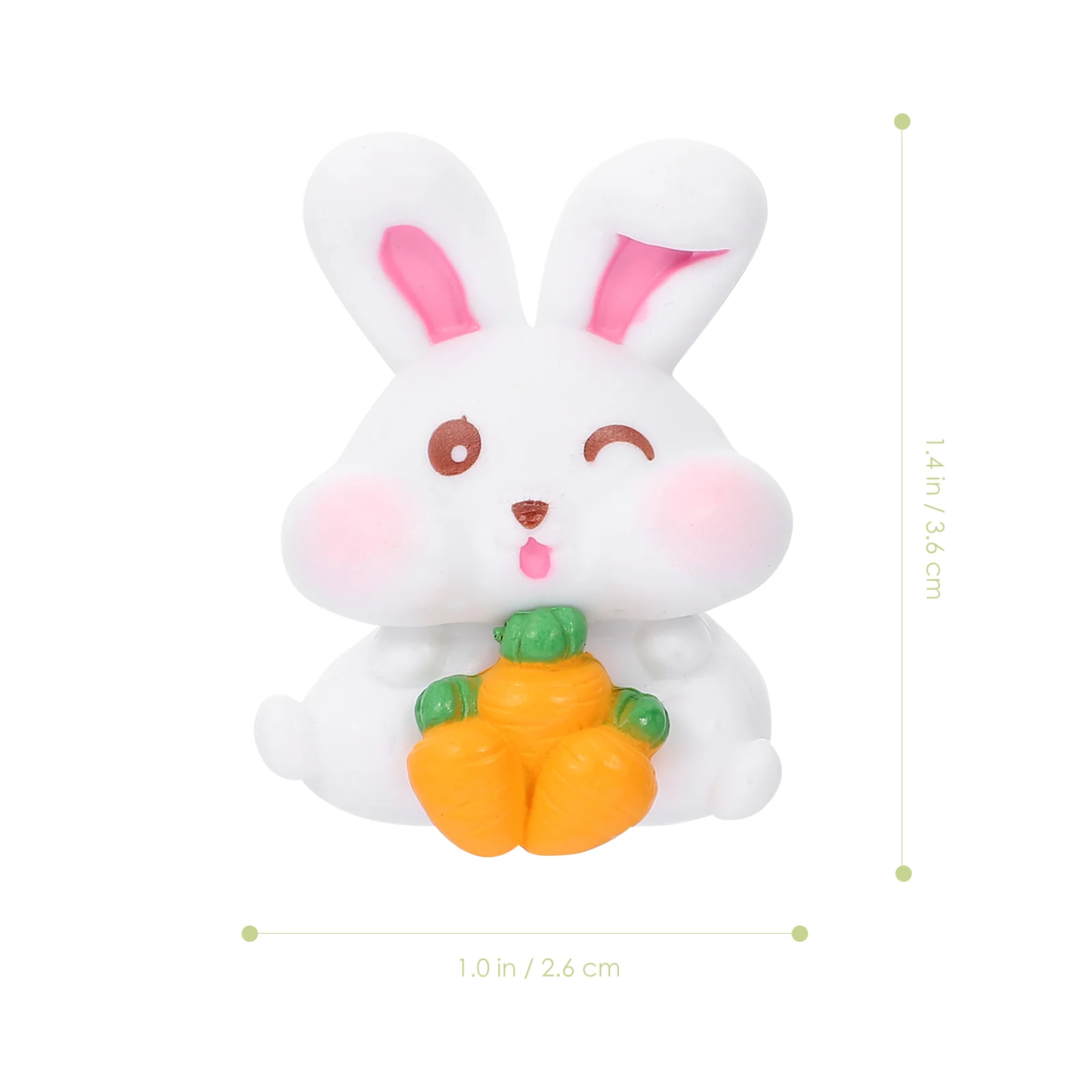 6 шт. украшения жареный кролик пейзаж соответствующий домашний дом для