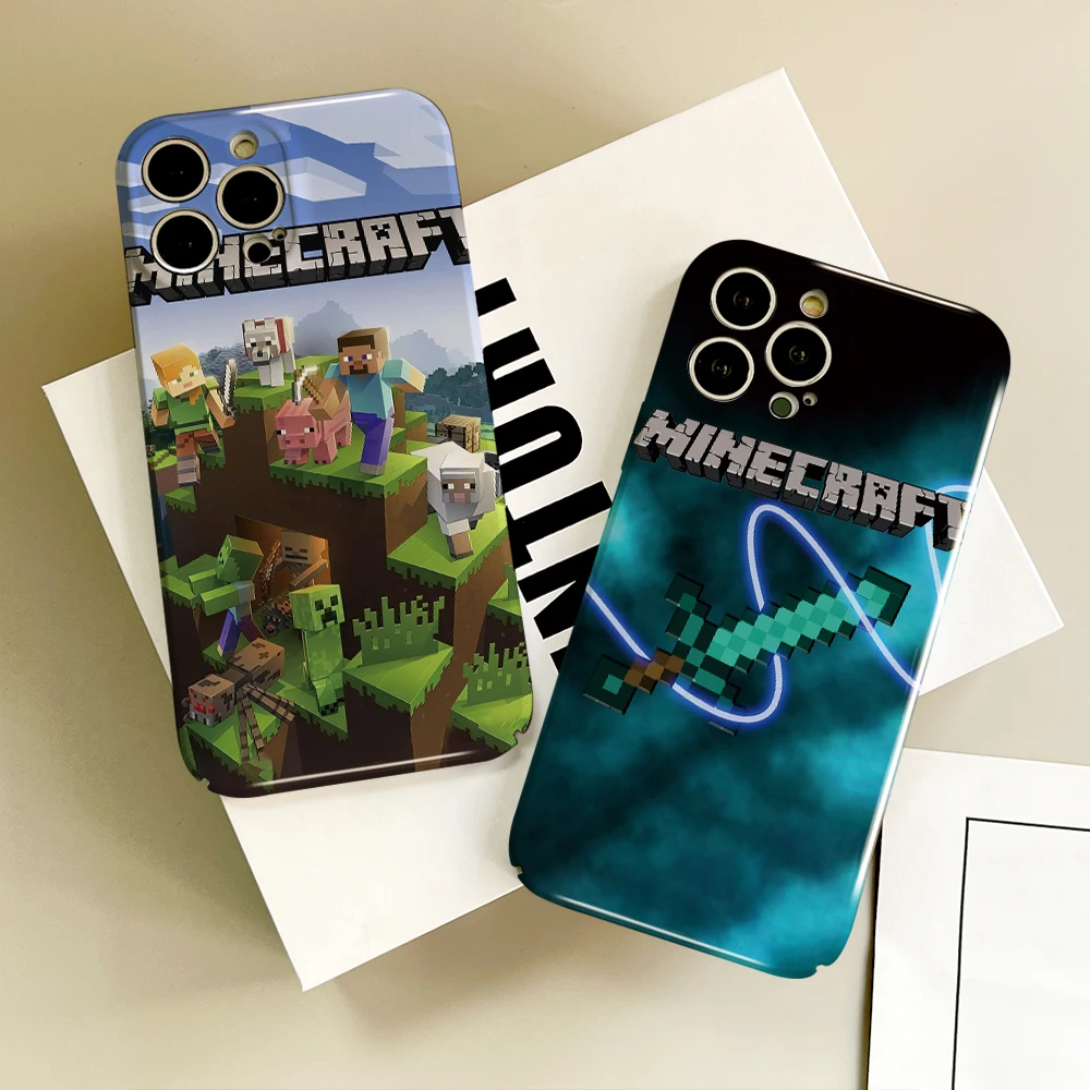 Чехол для телефона Game M-Mine C-craft Create Samsung S21 FE S23 22 Ultra Plus A 04 E 33 5G универсальный прочный