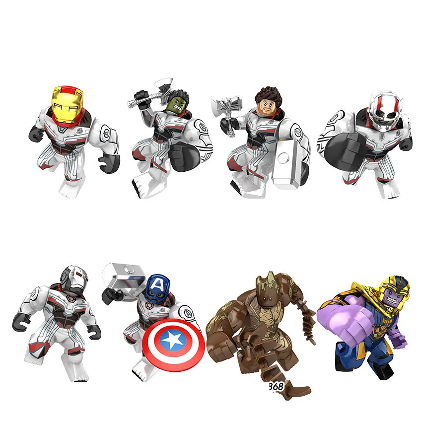 

Avengers 4 iron Man Hulk Captain America Tree Man Ant-Man Thanos Building Block Assembly Toys Children's birthday Gift Boy Girl