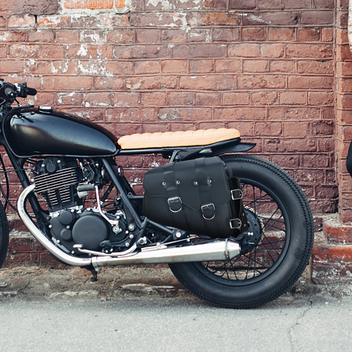 

1Pc Motorcycle Saddle Bag Multifunctional Practical Top-class Storage Pouch for Motorcycle Cycling Enthusiasts Rider