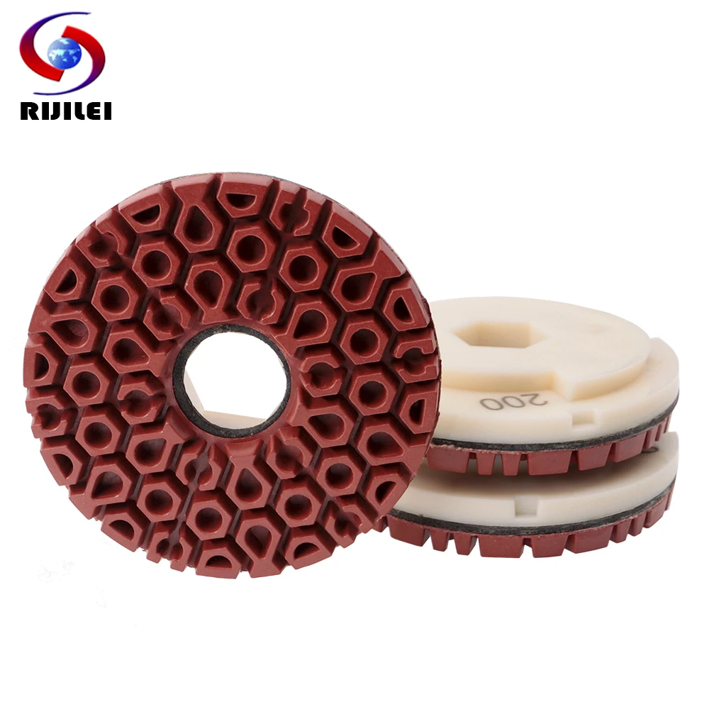 7 шт. 5-дюймовый шлифовальный круг со шлифовальными краями и улиткой, агрессивный шлифовальный круг для гранита, мрамора, камня, Бетонного Пола
