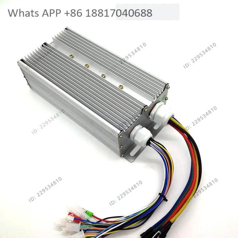Фото Бесщеточный контроллер Unitemotor для электродвигателей 2200W, 1500W, 60V, 72V, 3000W, 2500W, специально для электромобилей на четырех колесах №2