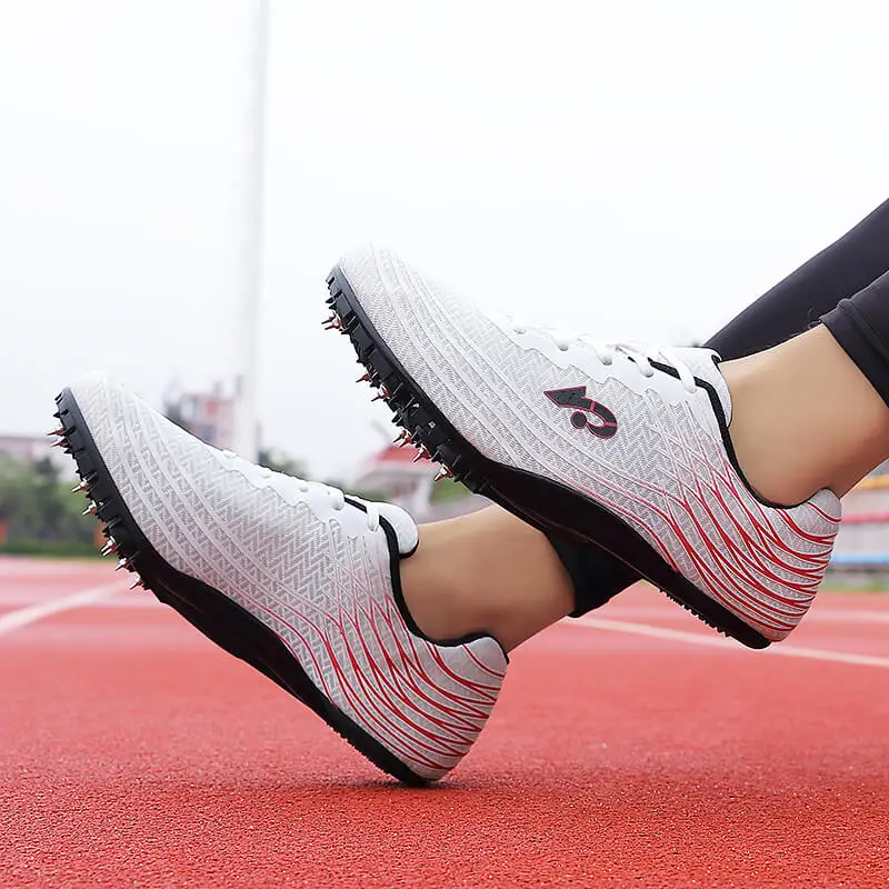 Men Track and Field Shoes Track Spike Running Sprint Shoes Lightweight Soft Professional Training Shoes Athletic Shoes