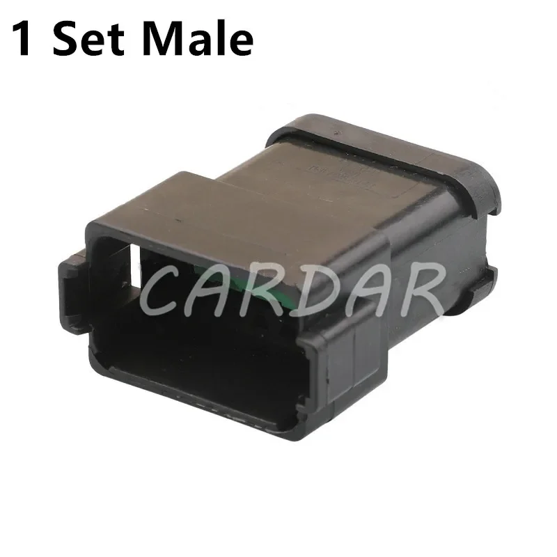 

1 комплект, 12-контактный DT06-12SA-E003 DT04-12PA-E003, автоматический водонепроницаемый разъем, черный блок переменного тока в сборе DT06-12S DT04-12P DT06-12SA DT04-12PA