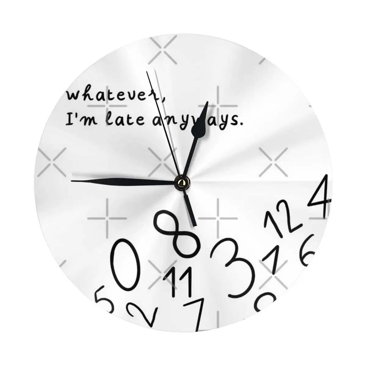 Независимо от того что я позже в любом случае настенные часы для украшения