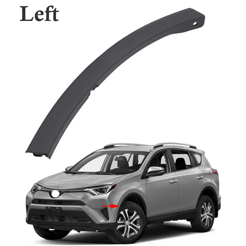 

Черный пластиковый передний бампер, накладка на крыло 52112-0R060, подходит для Toyota RAV4 XA40 2016 2017 2018