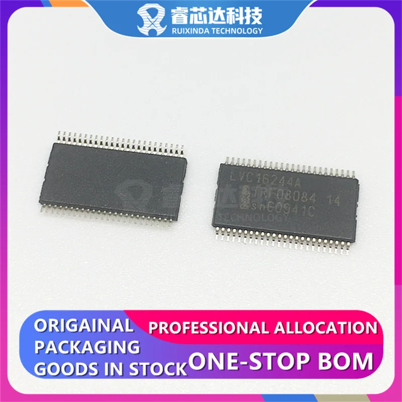 

10PCS 74LVC16244ADGG Buffer, Non-Inverting 4 Element 4 Bit per Element 3-State Output 48-TSSOP
