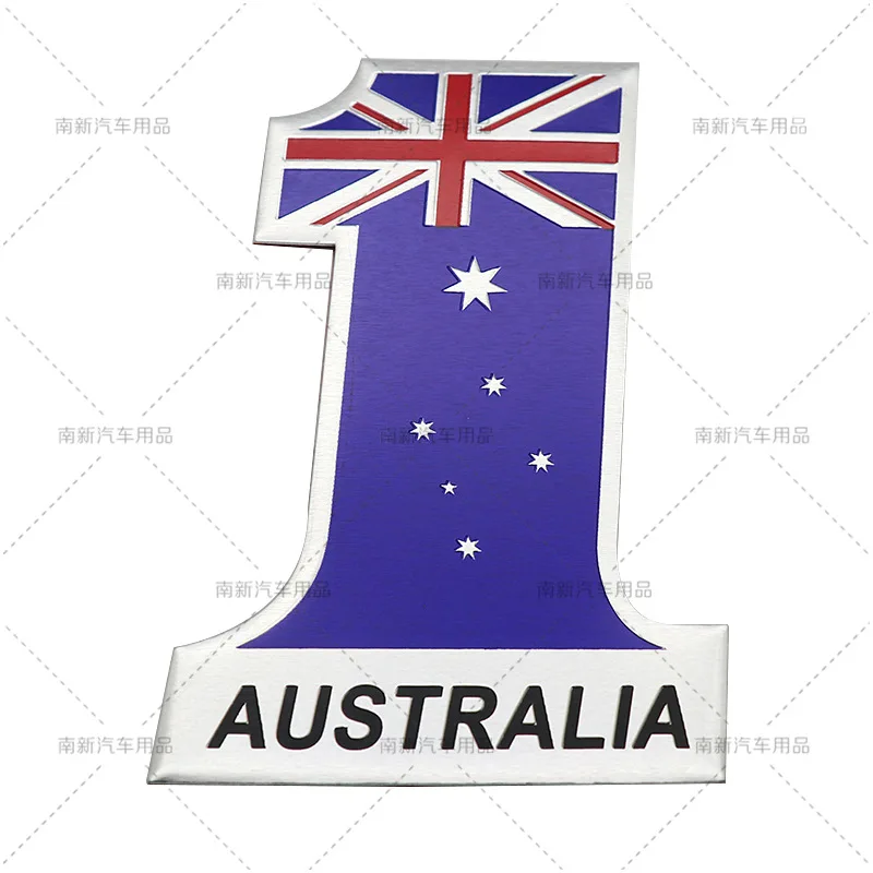 Наклейка на кузов автомобиля № 1 Китай Великобритания США Италия