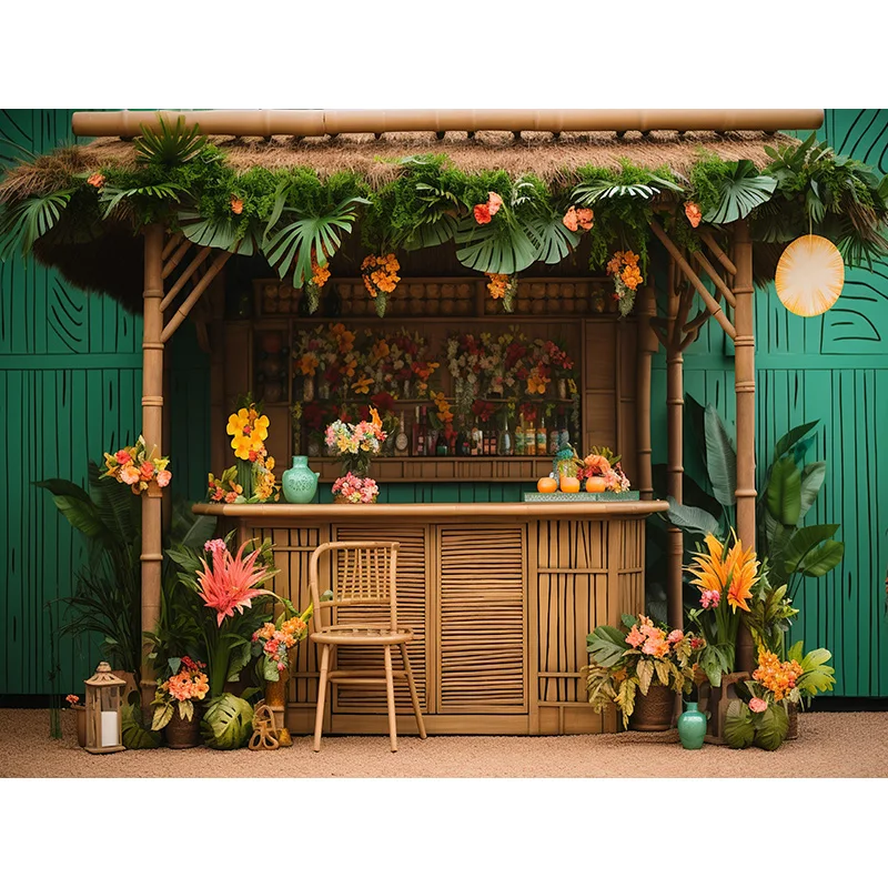 Vintage Old Tavern Barista Coffee Shop Bar Photography Backdrop Warm Medieval Inn Fantasy Retro Photo Studio Background LJG-07