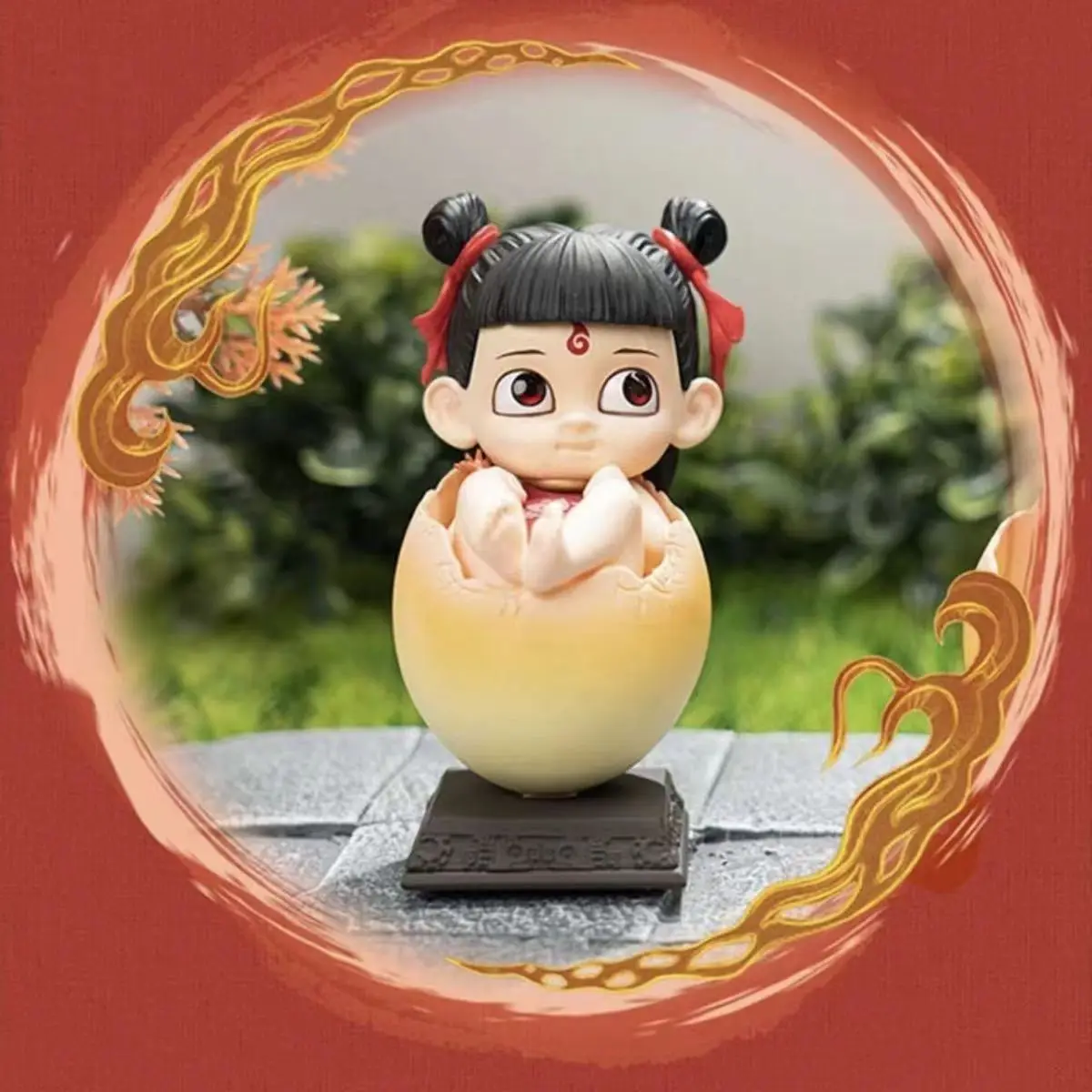 Фото 2025 аниме Nezha:Birth of The Demon Child Ne Zha Egg Pet Random Box Tide Play Maumet Игрушка ручной работы Украшение Официальный оригинал №4