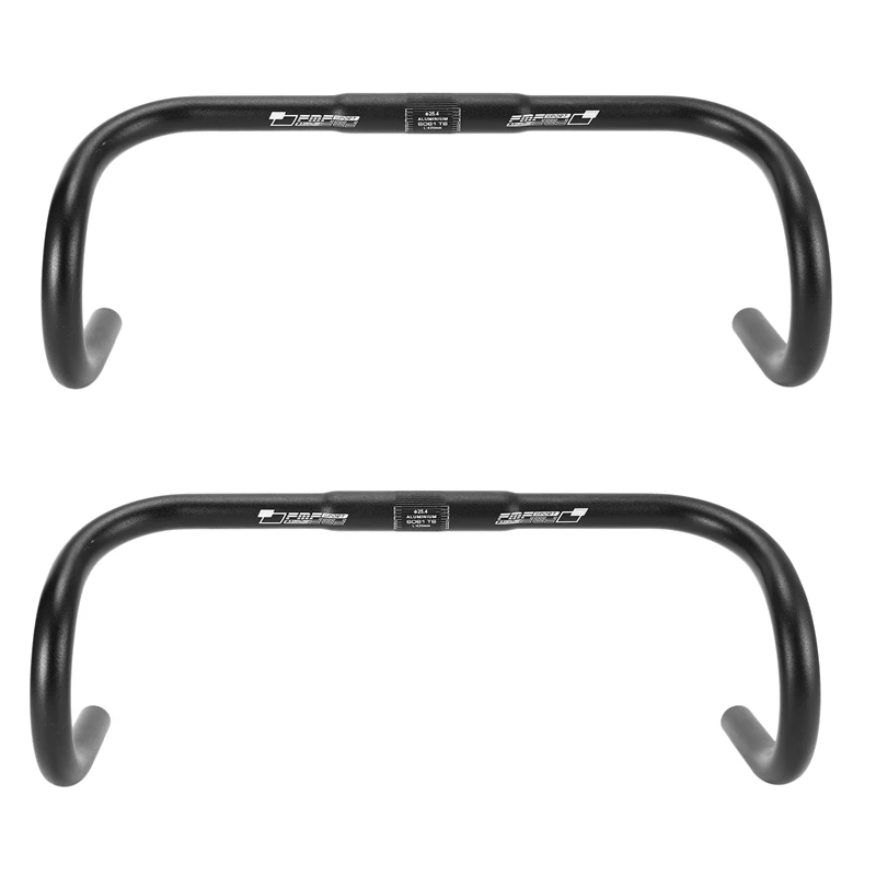 

2X Road Bike Bicycle Bent Rest Handlebar 25.4X420mm Road Bike Handlebar