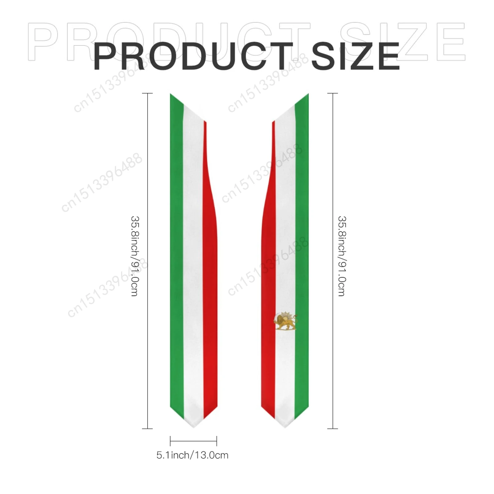 Флаг Ирана 2025 года Солнце Лев 1979-1980 гг. выпускной палантин шаль пояс чести для