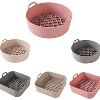 airfryer silicone pot multifunctional air fryers oven accessories bread fried chicken pizza basket baking tray