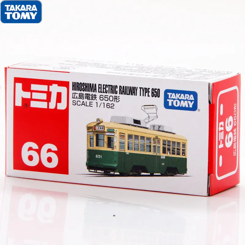 

Japanese Tomy Domeca Alloy Car Model Male Toy No. 66 Hiroshima Electric Railway Bus Tram 102557
