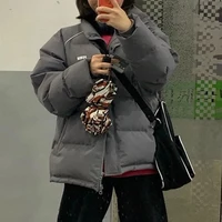 여성 파카 코트 기본 코튼 다운 재킷 겨울 1