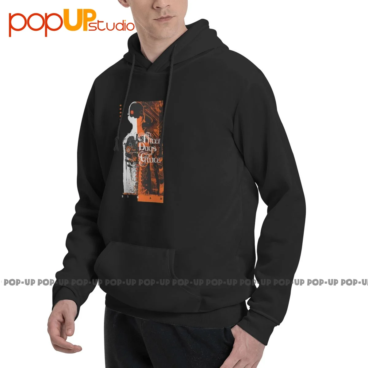 Толстовка с капюшоном Three Days Grace пятьдесят Humannew Band Merch свитшоты худи редкие Модные