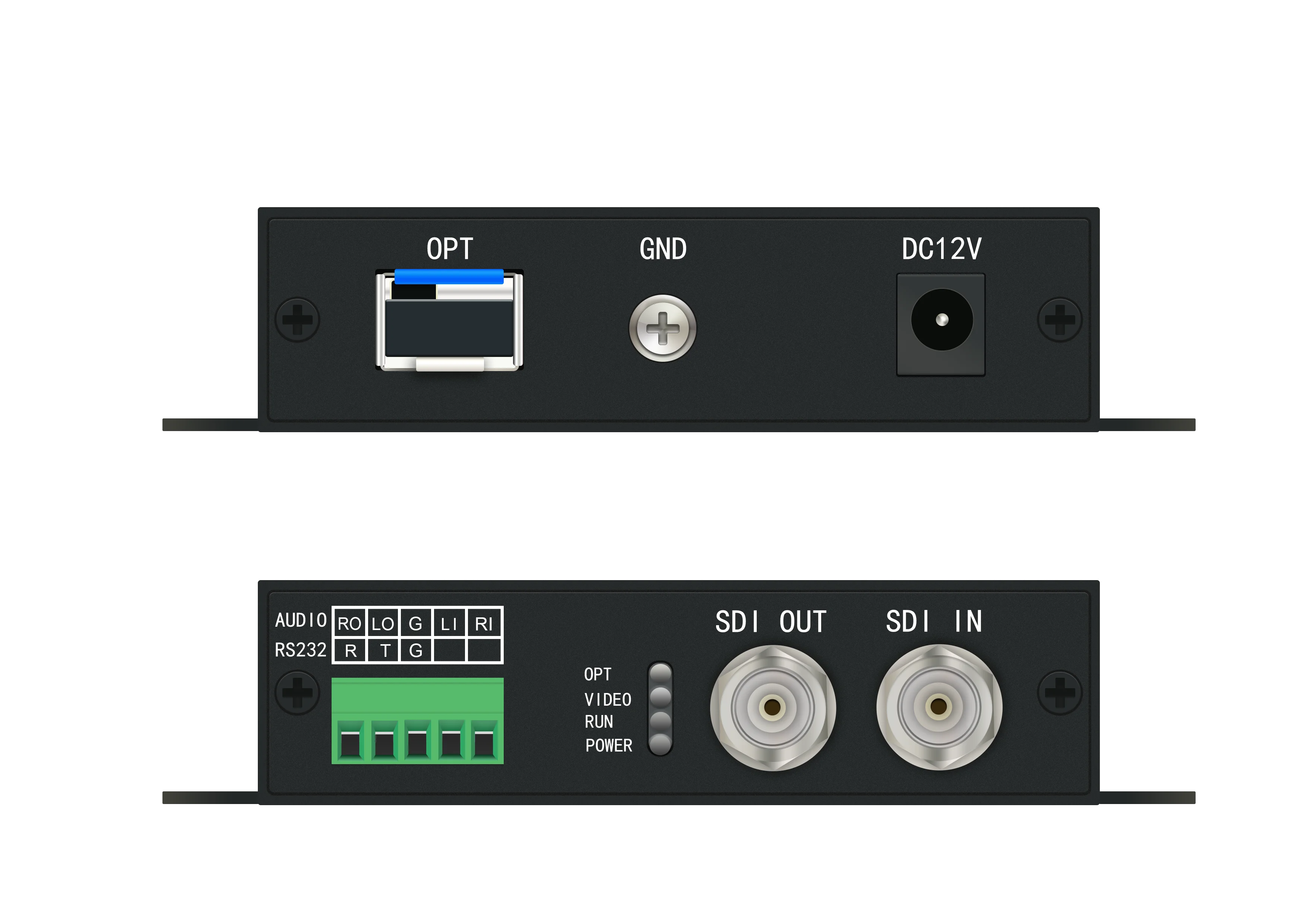 Фото Некомпрессированный оптоволоконный удлинитель HD/SD/3G SDI с поддержкой 1080P60Hz, 10 км, 20 км, преобразователь SDI в оптоволокно №3