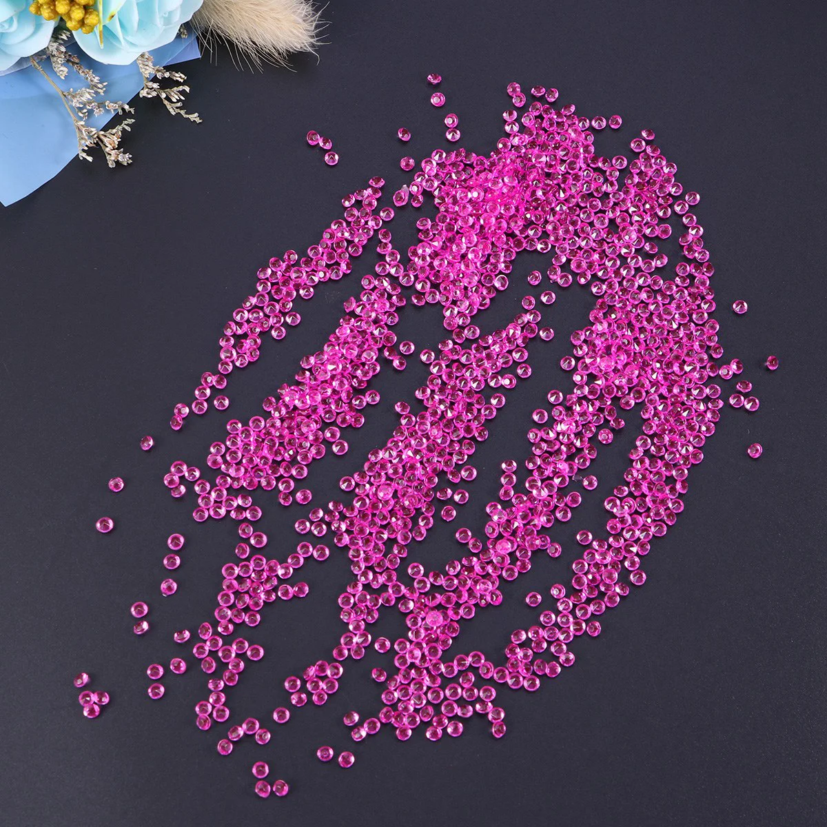 Свадебный декор из искусственных бриллиантов аксессуары кристаллов акриловые