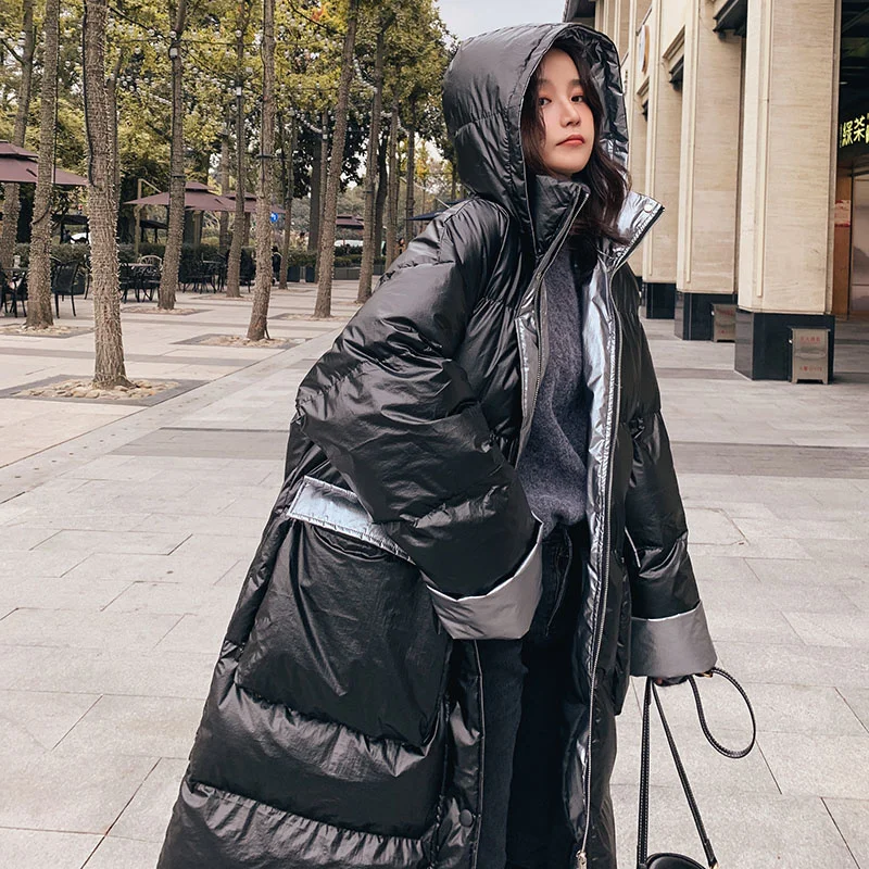 Рисунок 4 - Длинное зимнее пальто с капюшоном