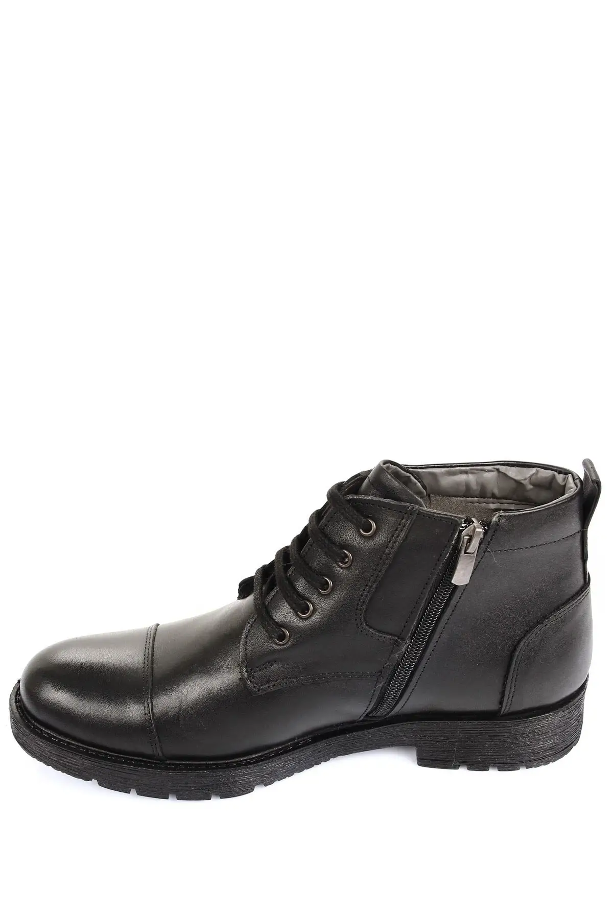 

Black genuine leather Outdoor Casual Shoes Warm Activities Hiking Boots Quality Work Boots