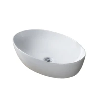 bathroom sink simple style oval countertop washbasin bathroom ceramic sink washbasin