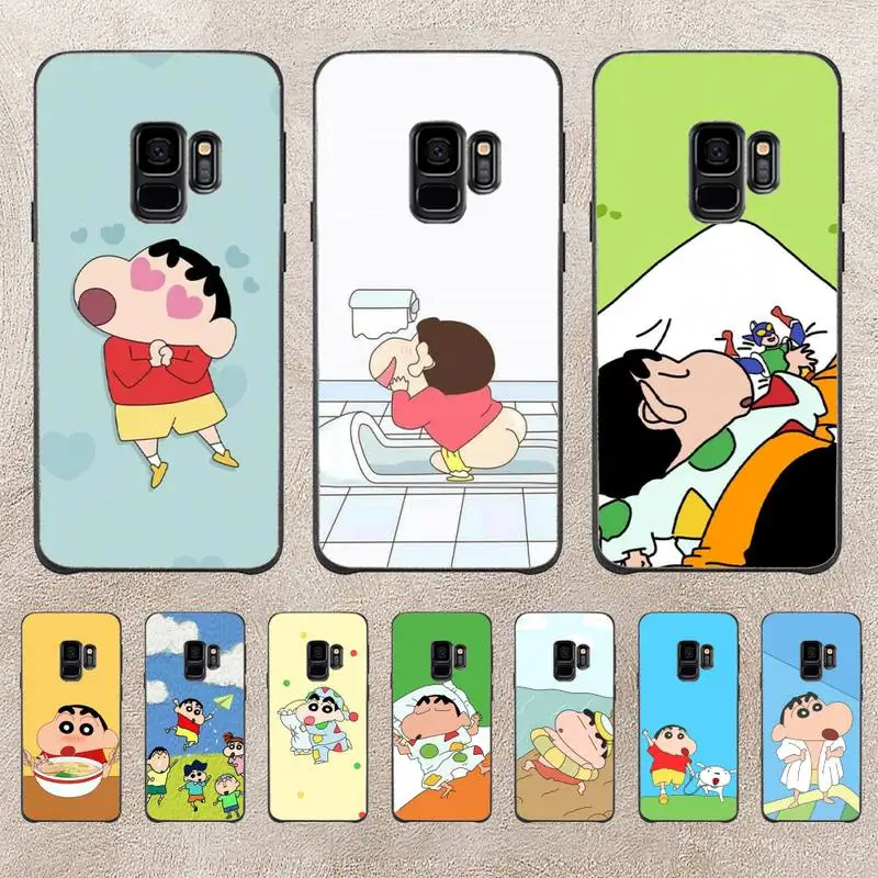 

C-Crayon Shin-chans Phone Case For Samsung Galaxy S6 S7 Edge Plus S9 S20Plus S20ULTRA S10lite S225G S10 Note20ultra Case