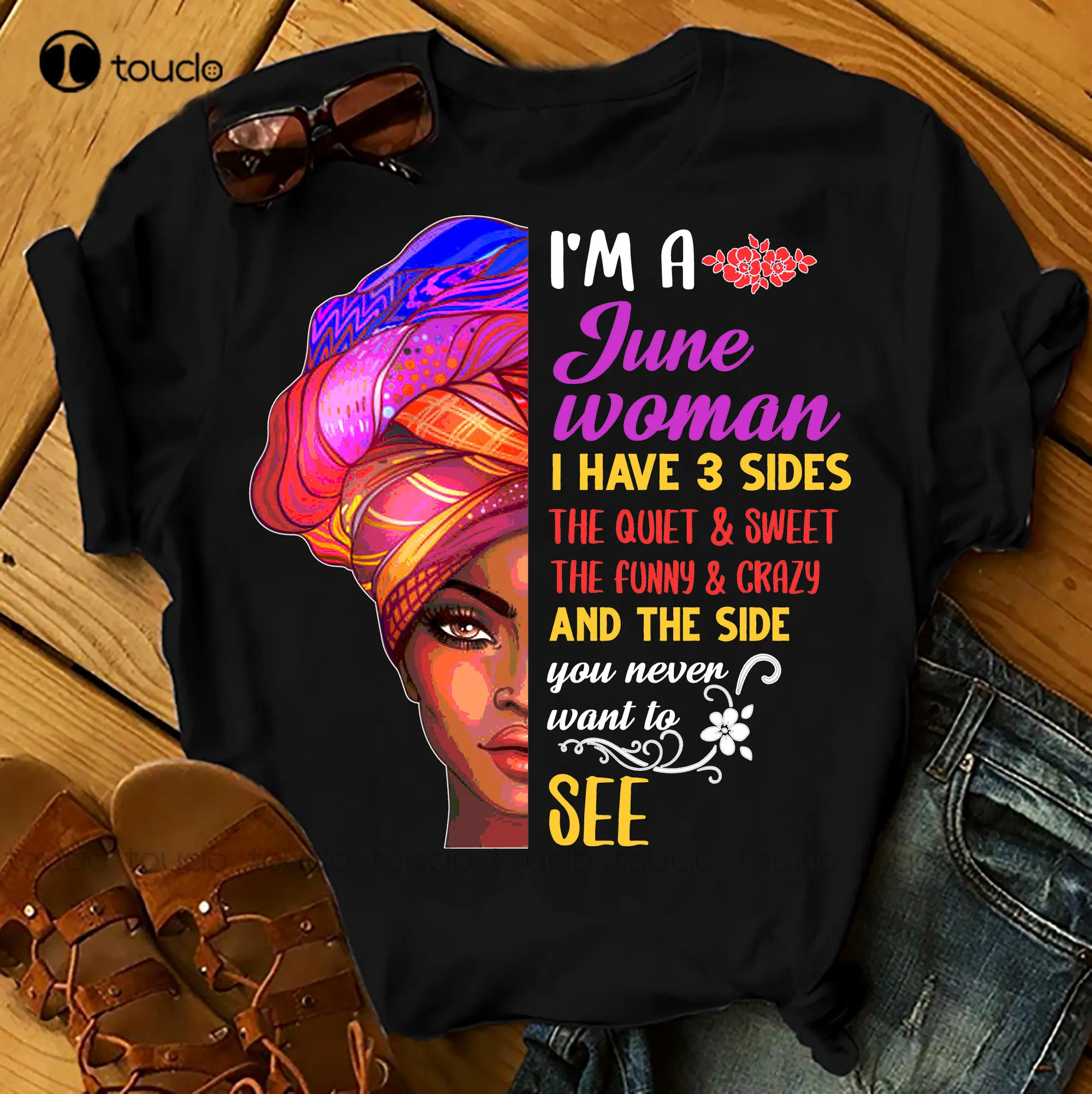 

Женские футболки I Am A June, женские футболки на день рождения, летние топы, пляжные футболки для мальчиков, белые футболки, Женская дышащая хло...