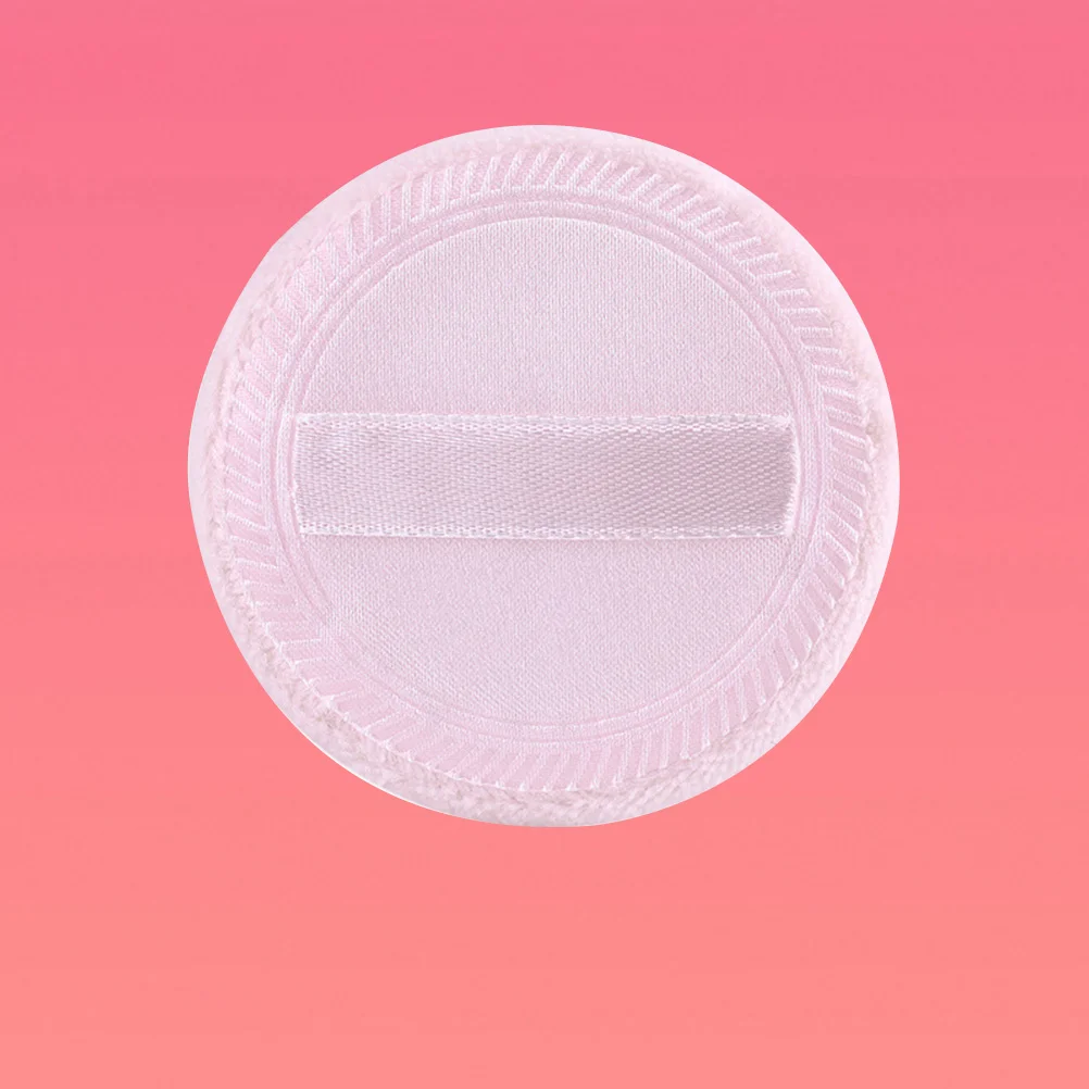 

Puff Powder Loose Power Setting Puffsribbon Round Small Softface Woman Makeup Applicator Sponge Cotton