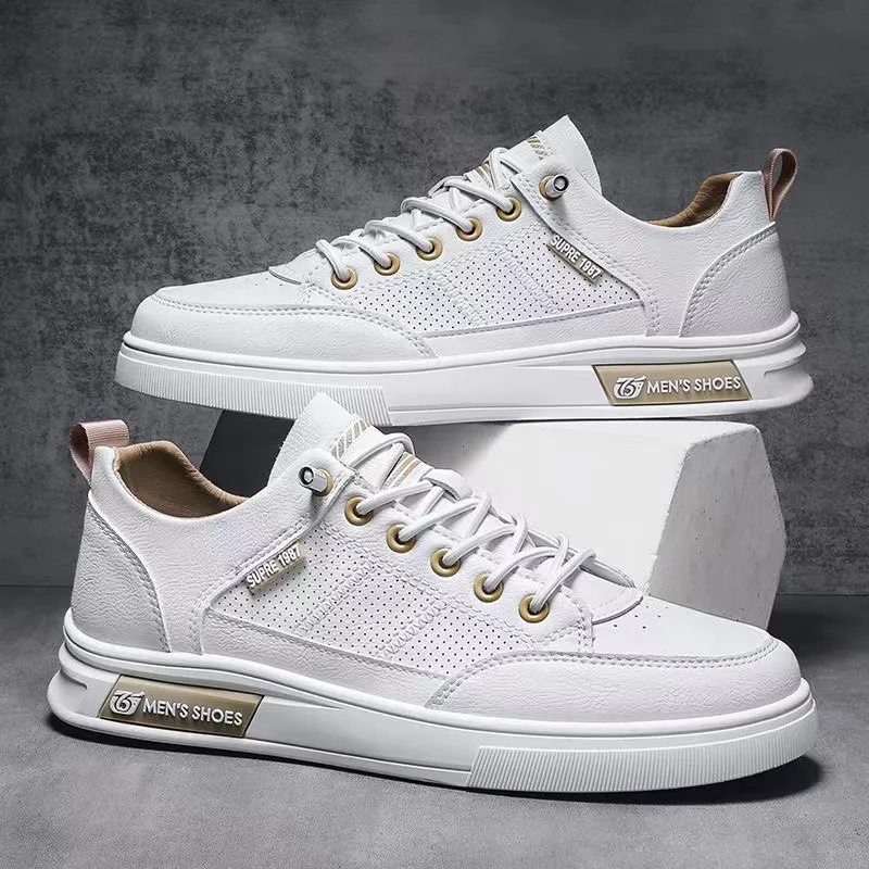 

2023 Spring and Autumn New Fashion Youth All-match Sneakers Trend Men's Shoes Breathable Light Vulcanized Shoes Shoes for Men