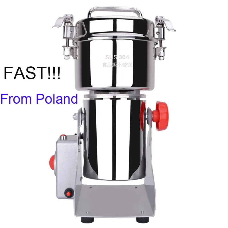 800 г измельчитель для трав медицинская дробилка порошка орехов кукурузной муки