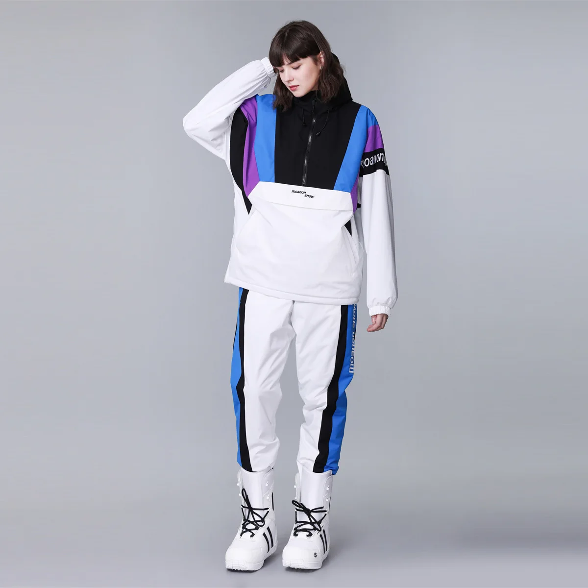 Winter Coat And Pants Warm Clothing Ski Suit Women And Men Waterproof Windproof Couple Snowboarding Jacket Pants Set Female Snow