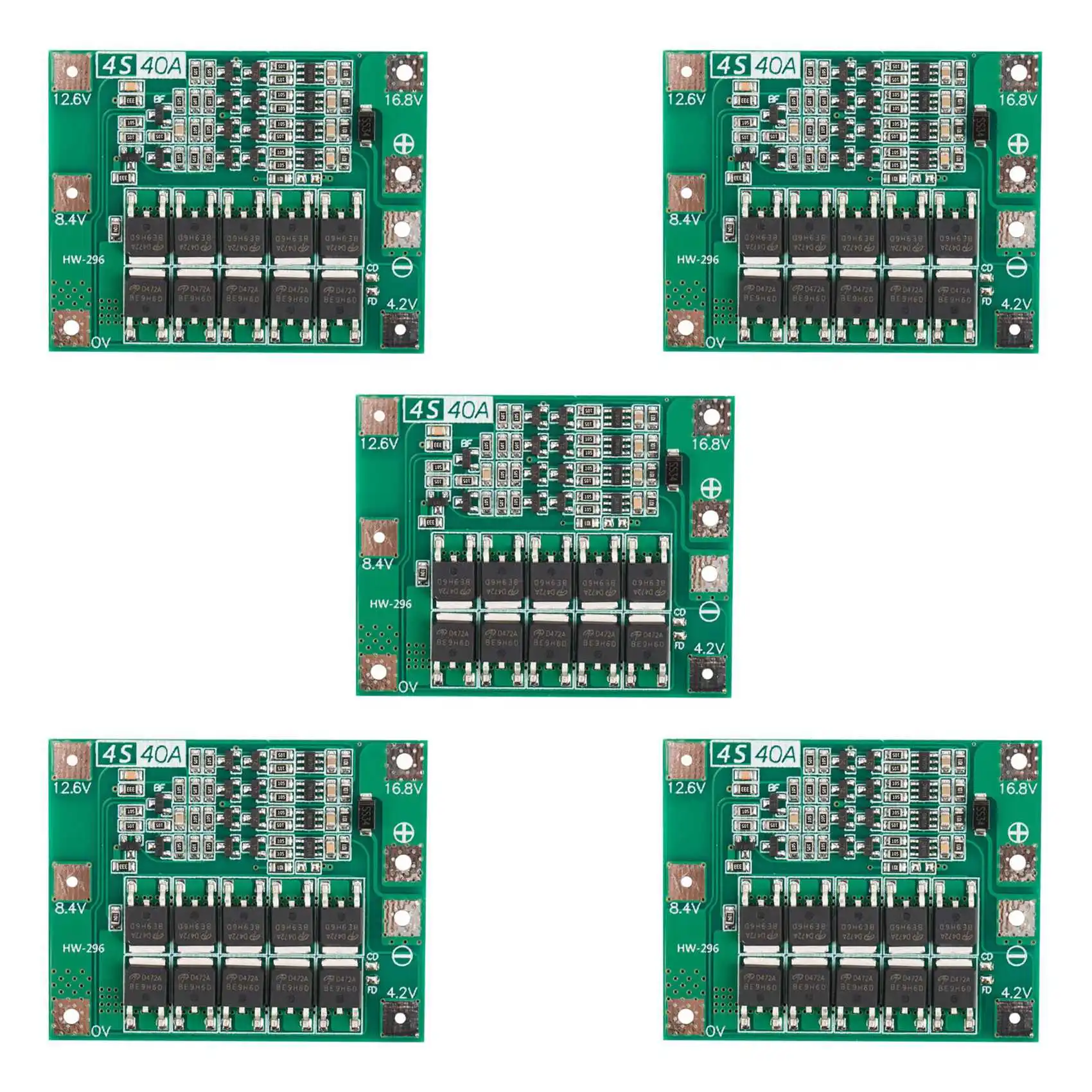 

5X 4S 40A Li-Ion Lithium Battery 18650 Charger Pcb Bms Protection Board for Drill Motor 14.8V 16.8V Lipo Cell Module