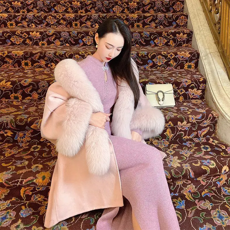 Улучшенное китайское осенне-зимнее сексуальное платье Cheongsam улучшенное женское