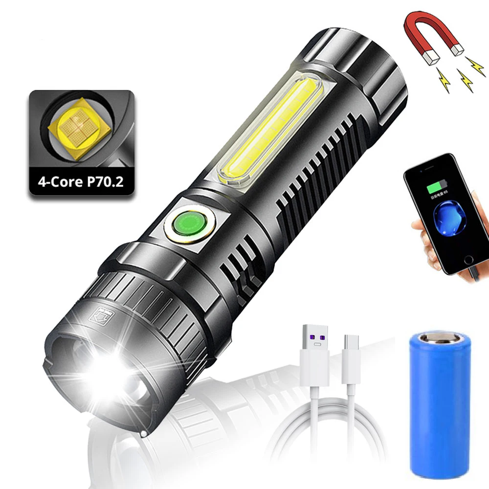 

Фонарик ZK20 с аккумулятором на USB