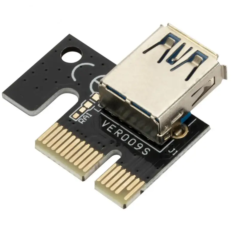 

Pci-e 1x To 16x Adapter Card Ver009s Puls Pci Express Multiplier Usb3.0 Pci-e 1x To 16x Usb 3.0 Pc Gamer Accessories