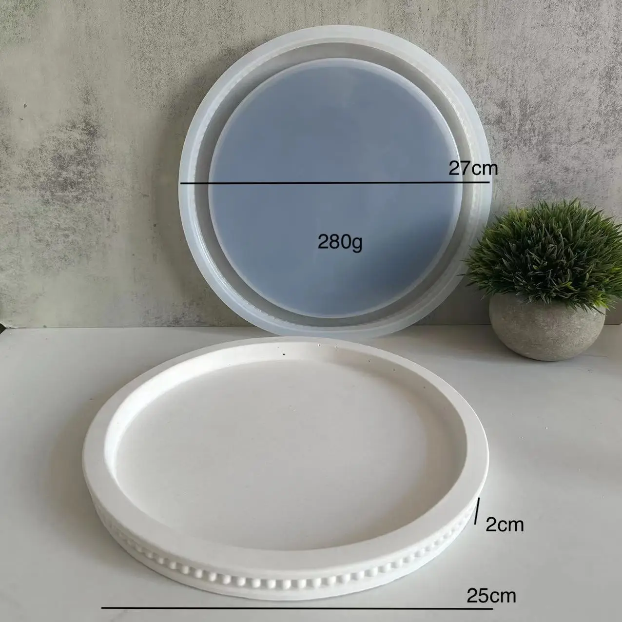 Силиконовая форма для бетонных изделий