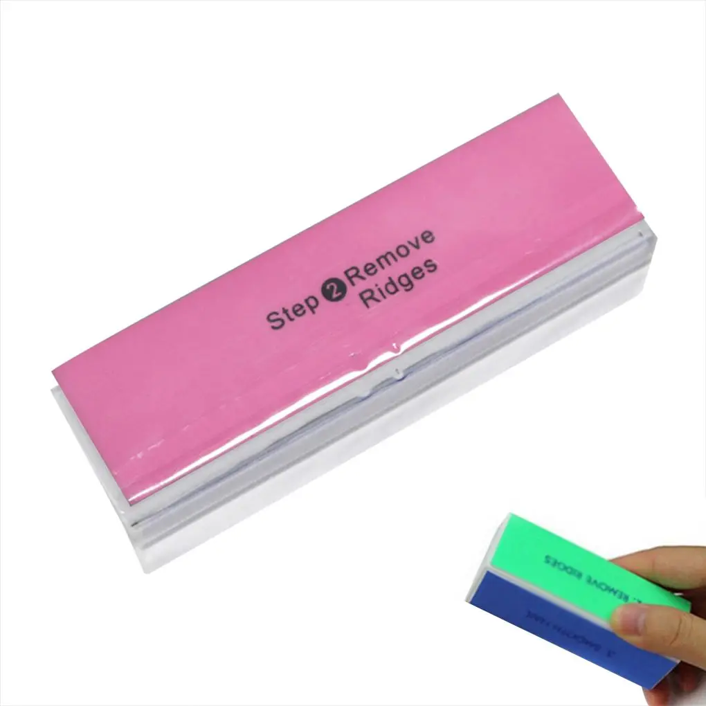 

Прочная 4-полосная Полировочная Песочная пилка для дизайна ногтей Педикюр безопасный Полировочный блок аксессуар