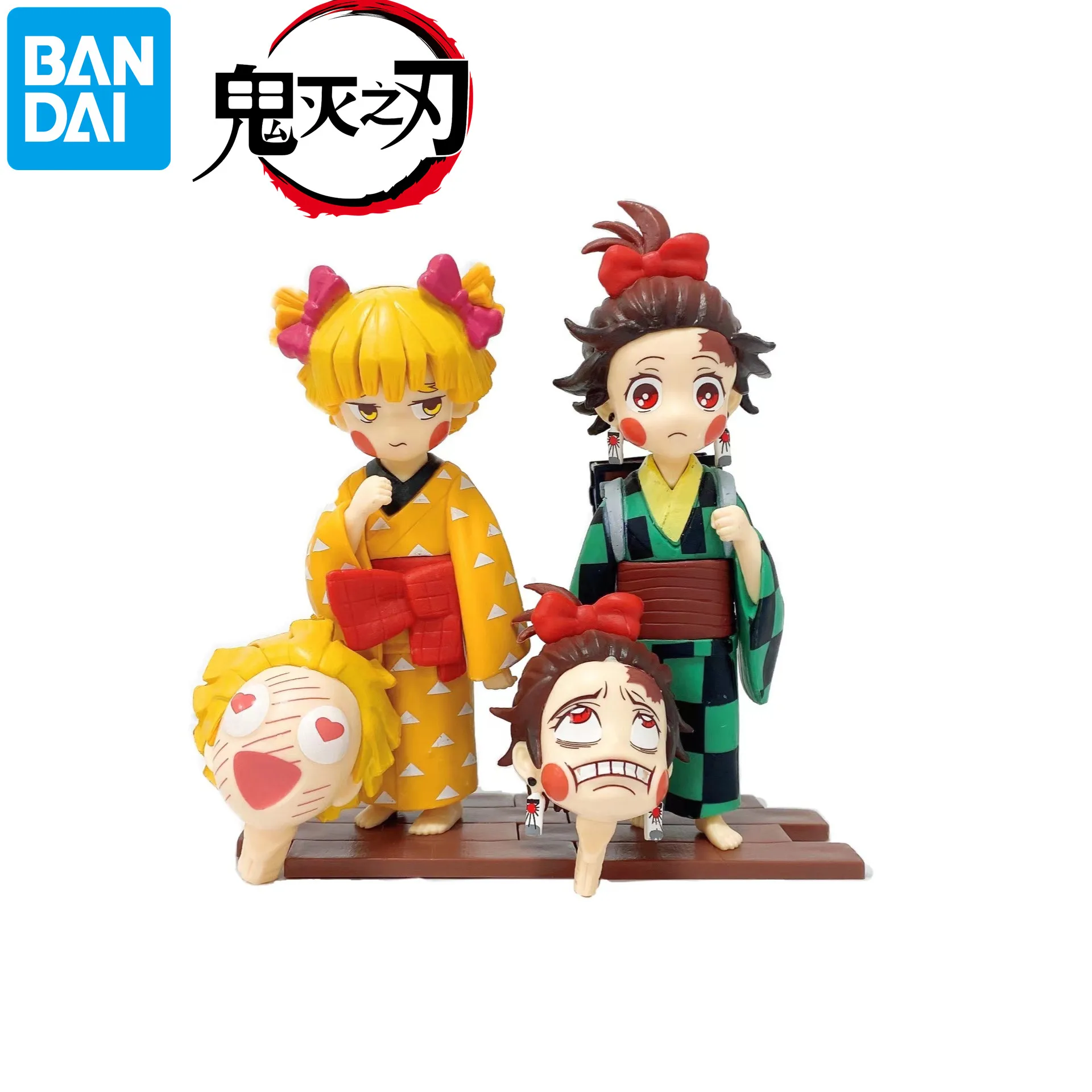 

Anime Demon Slayer Figurine Kamado Tanjirou Agatsuma Zenitsu Yaiba Action Figure Accessories Cartoon PVC Model Children Toy Gift
