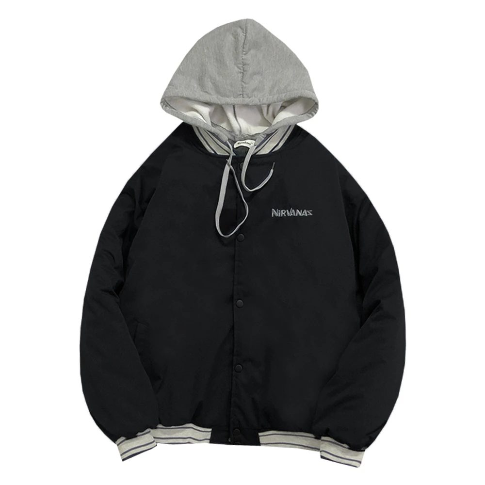 2023 New Autumn and Winter Women's Personalized American Relaxed Casual Thickened Baseball uniform Cotton Coat Fashion