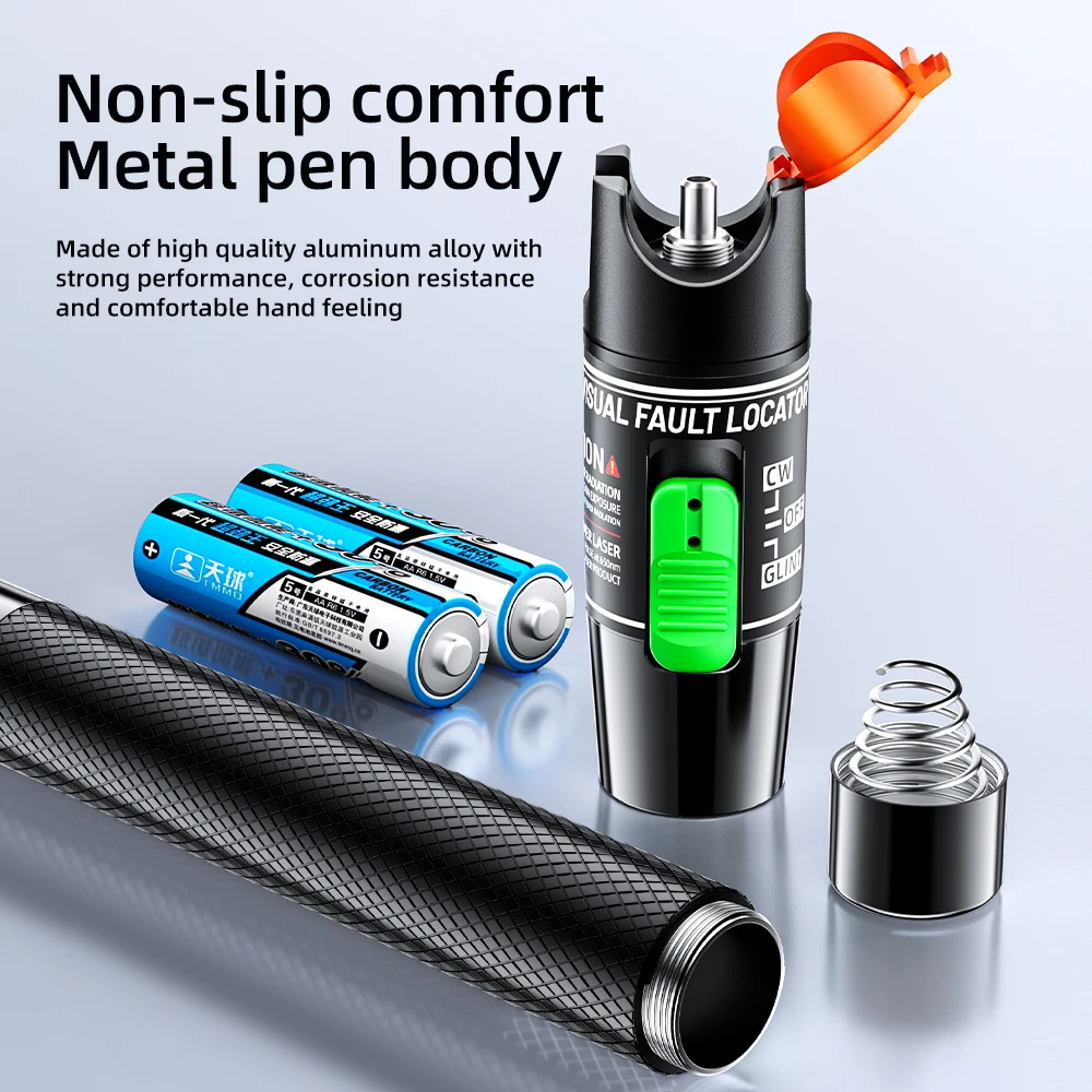 Красный лазерный оптоволоконный усилитель 50 Вт VFL Визуальный детектор вторжения