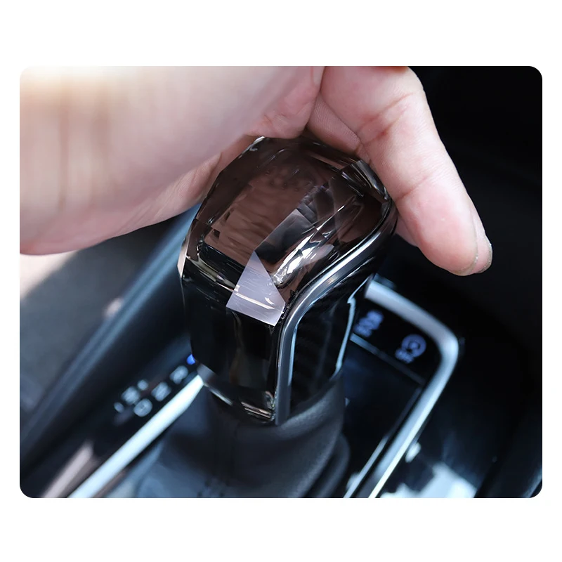 Фото Светодиодная кристаллическая ручка переключения передач Type-c для Toyota Camry/Levin/Frontlander/Allion/Avalon/CHR/Levn/Corolla семицветная головка шестерни №4