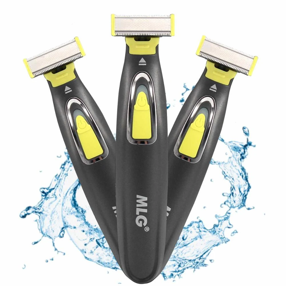 

MLG Washable Rechargeable Electric Shaver Beard Razor Body Trimmer Men Shaving Machine Hair Face Care Cleaning