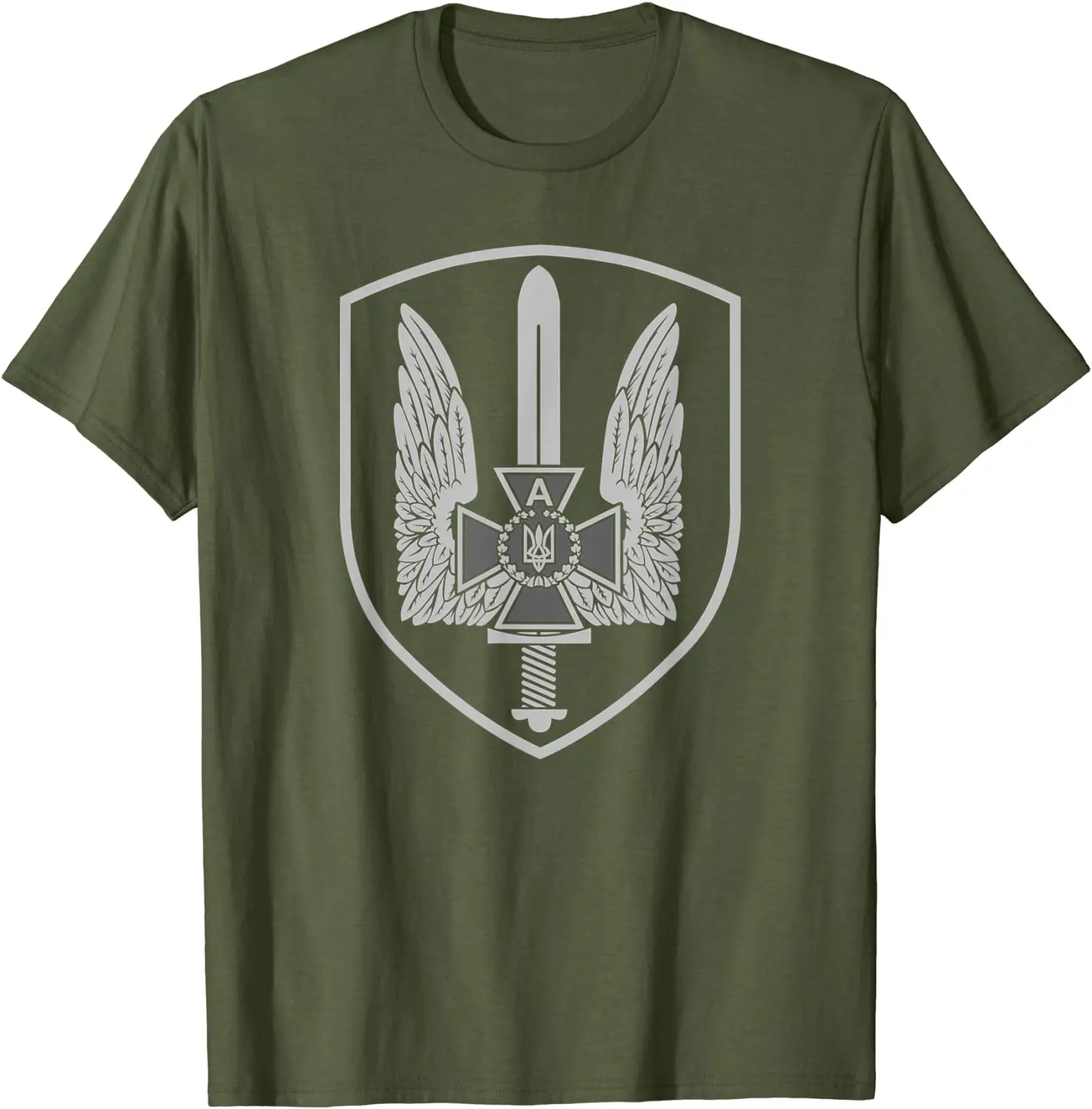 

Ukraine Special Forces Alpha Group Spetsnaz SBU T-shirt Short Sleeve Casual O-Neck Summer T Shirts