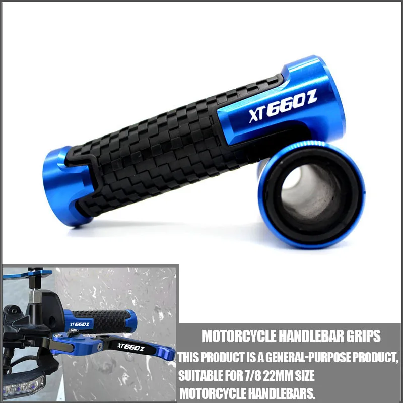 

Резиновые противоскользящие ручки для мотоцикла Yamaha XT660Z 2004-2017 2016 2015 XT660 XT 660 Z 660Z 7/8 дюйма 22 мм