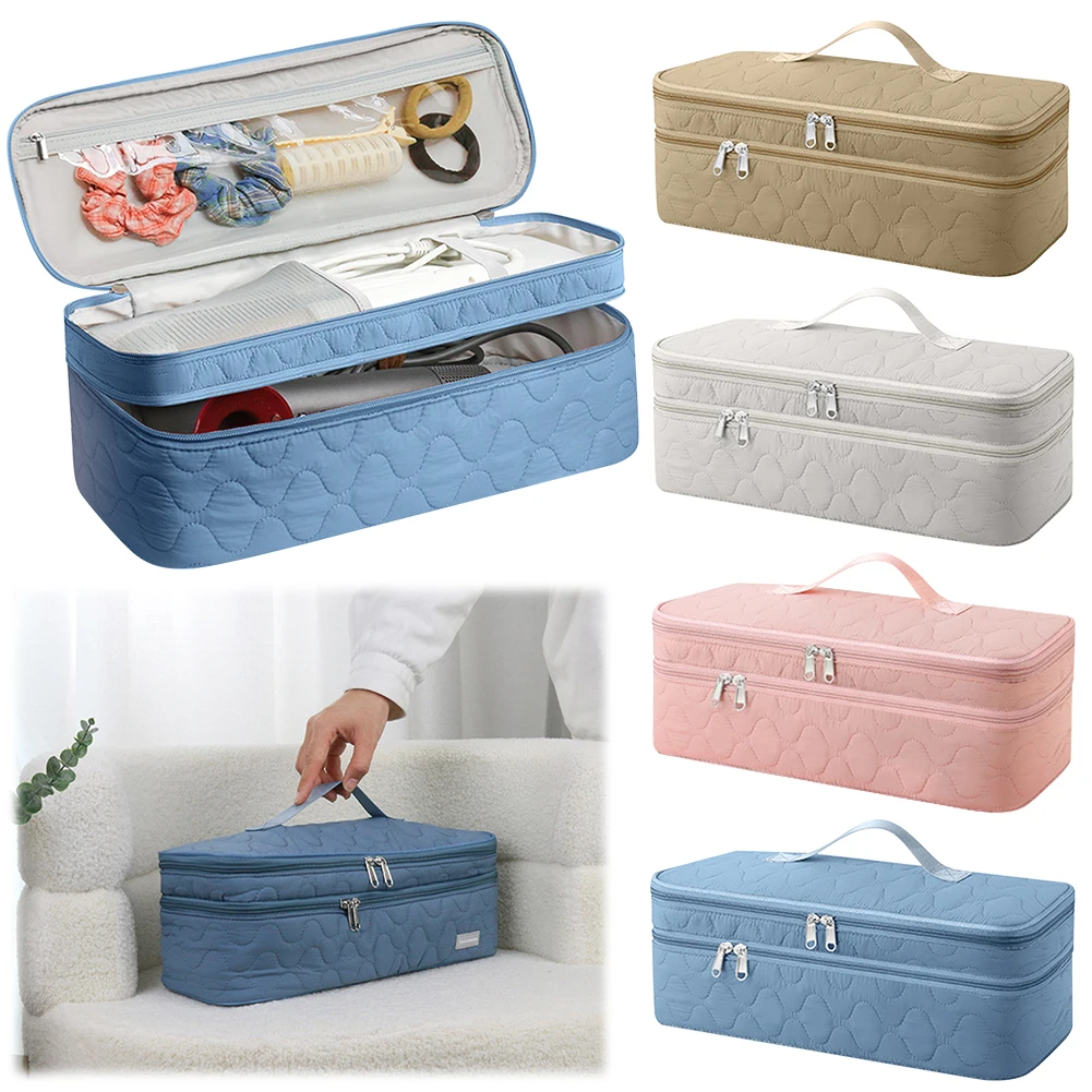 Портативная Двухслойная Дорожная Сумка-органайзер Для Фена